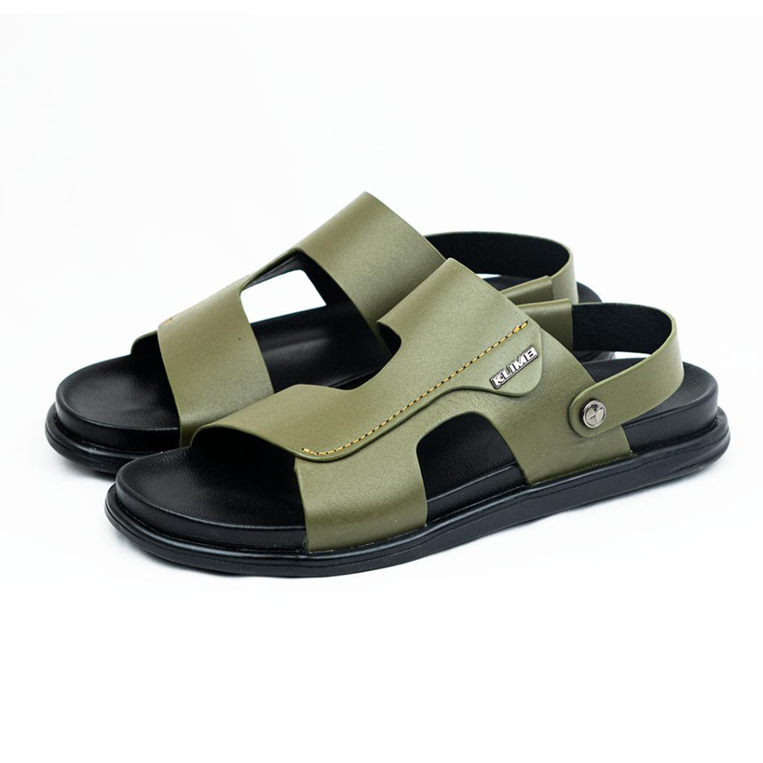 Leonardo Mens sandal - Olive