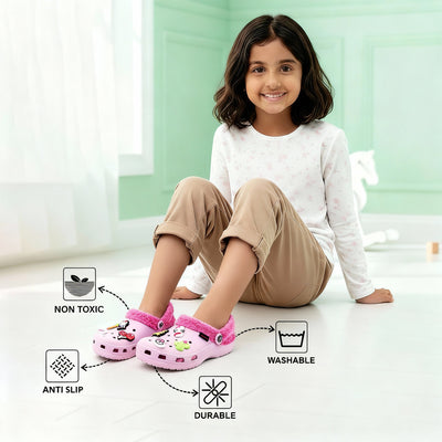 Ready Twist Winter Klogs - Raspberry Pink