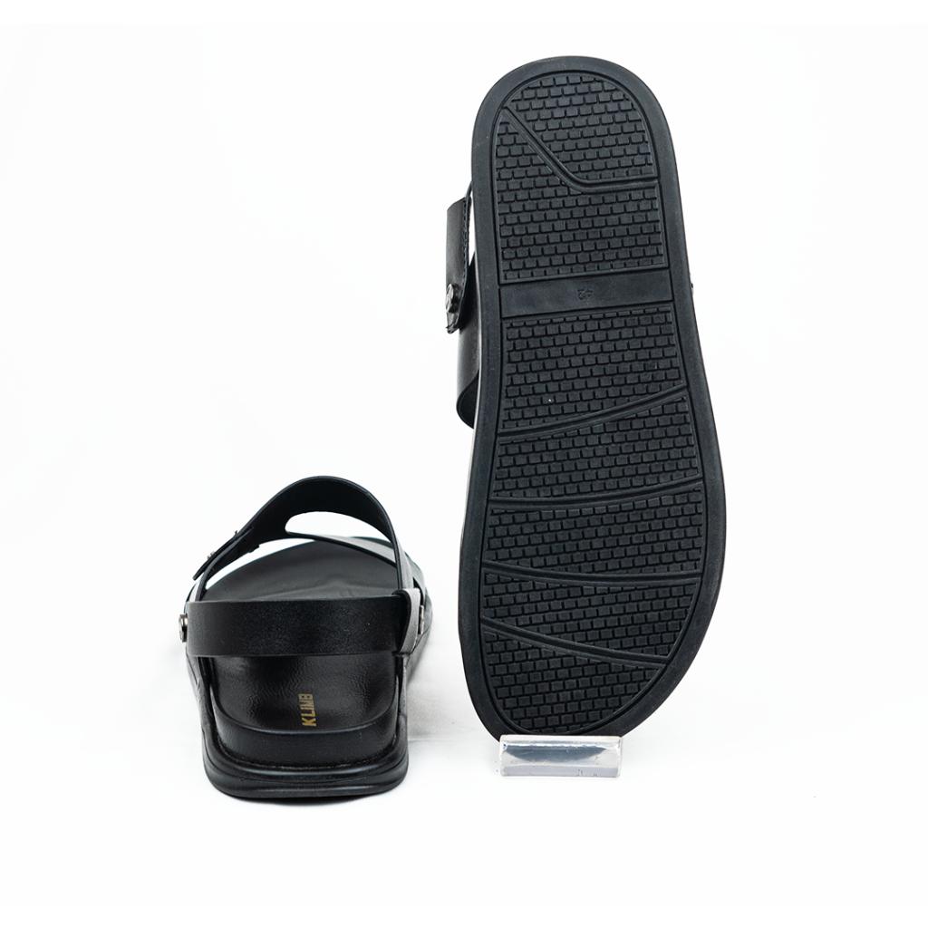 Leonardo Mens sandal - Black