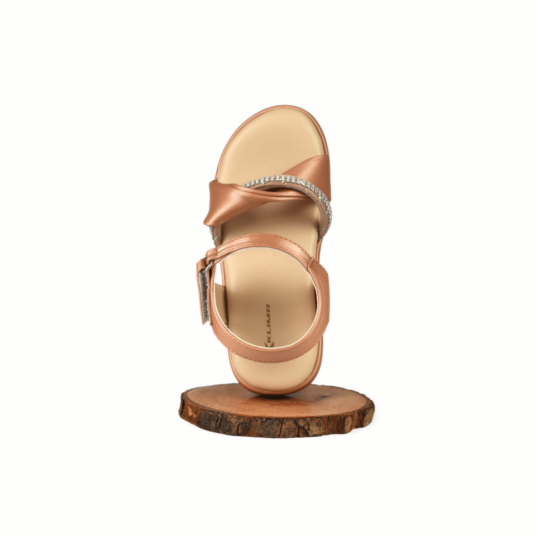 Liliana Kids Belt Sandal - Light Brown