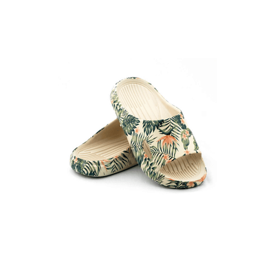 Ultra Soft - Enigma Leaf Print - Beige