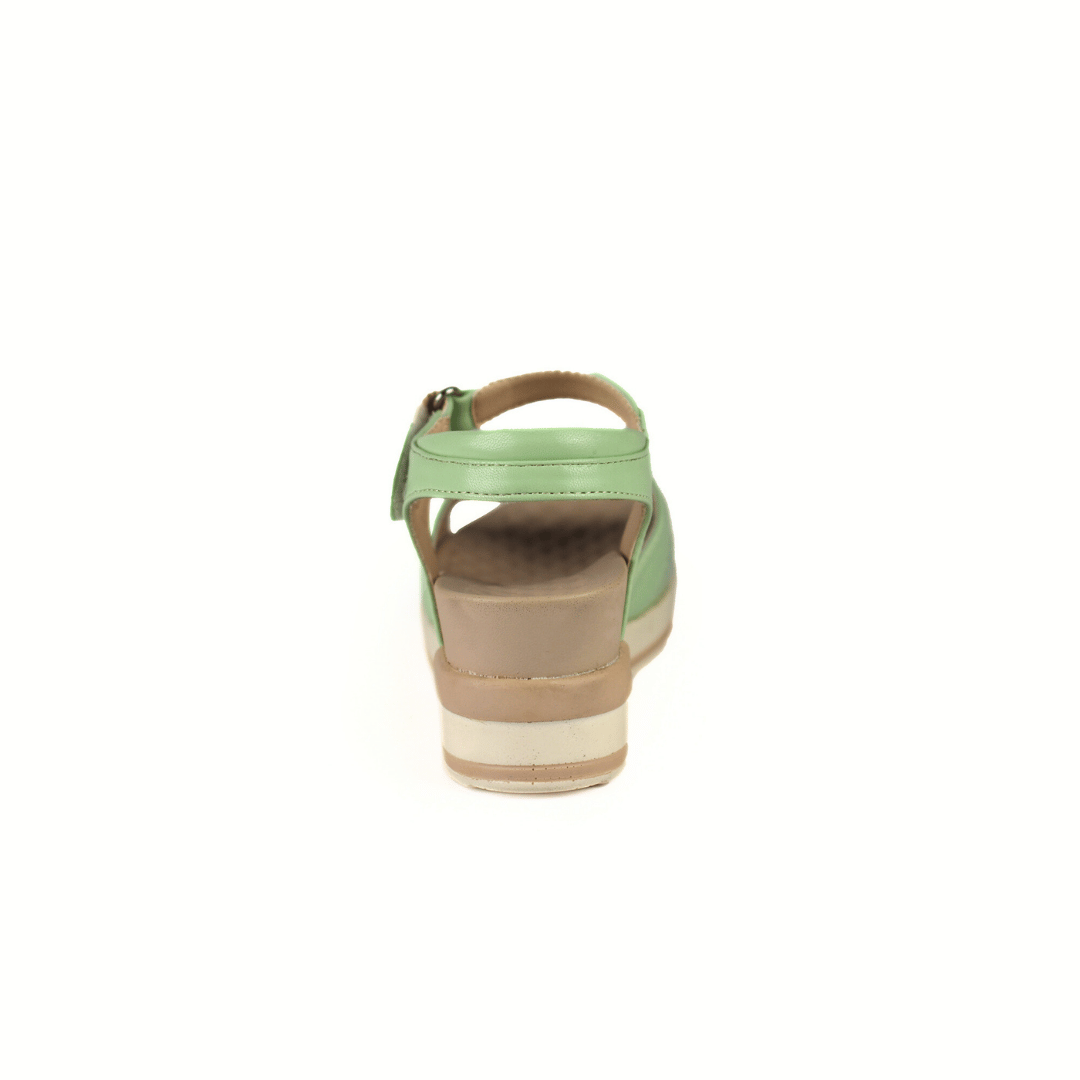 Juniper Kids Belt Sandal - Light Green
