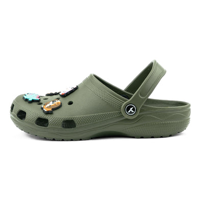 Ready Twist Klimb Klogs - Army Green