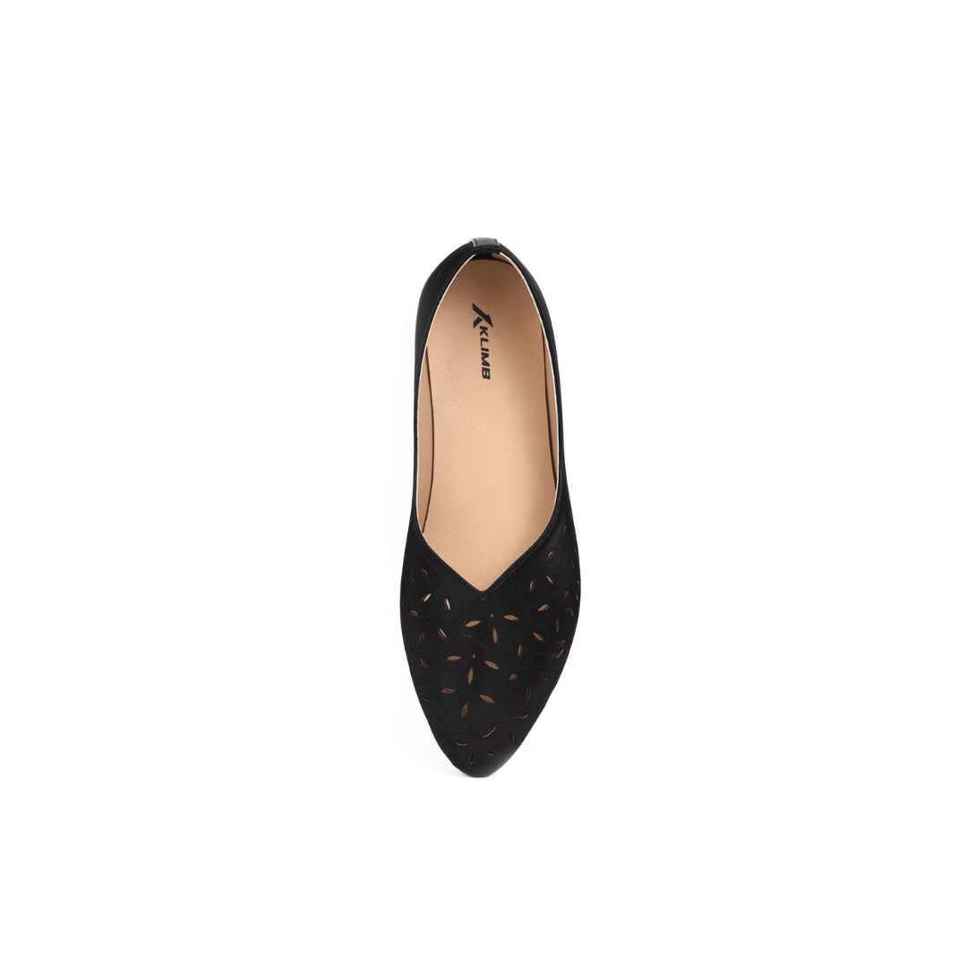 Isabella Ladies Soft Ballerina - Black
