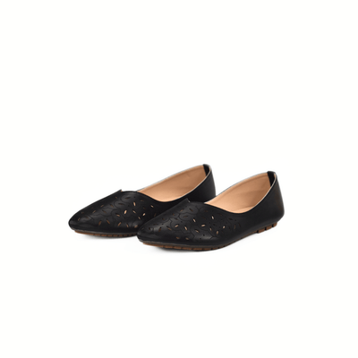 Isabella Ladies Soft Ballerina - Black