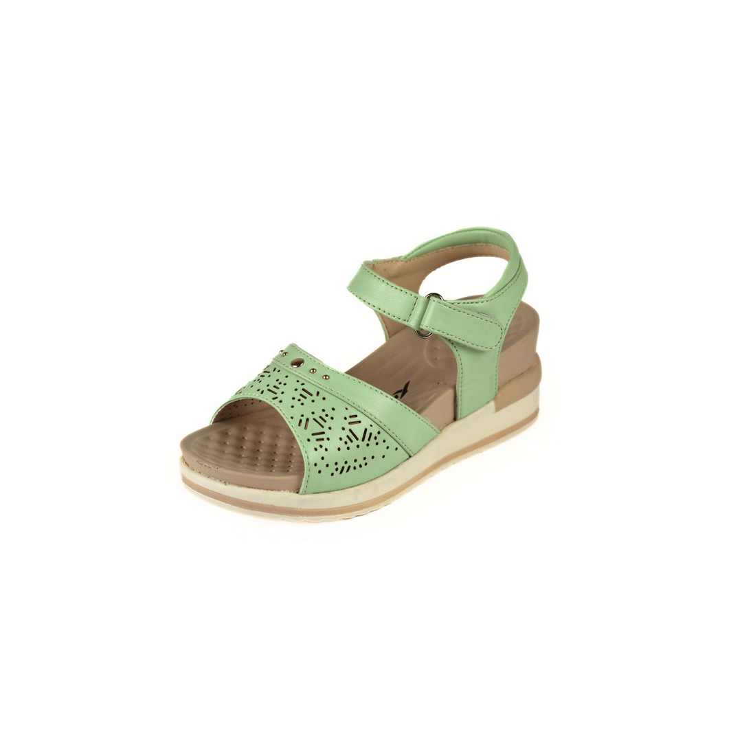 Juniper Kids Belt Sandal - Light Green