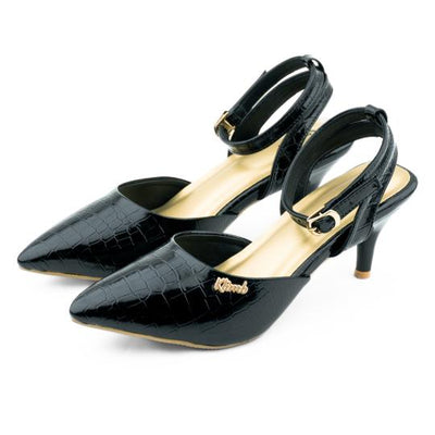 Leduna Ladies Stylish Heel -  Black