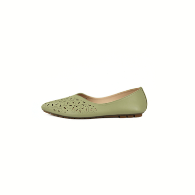 Isabella Ladies Soft Ballerina - Green