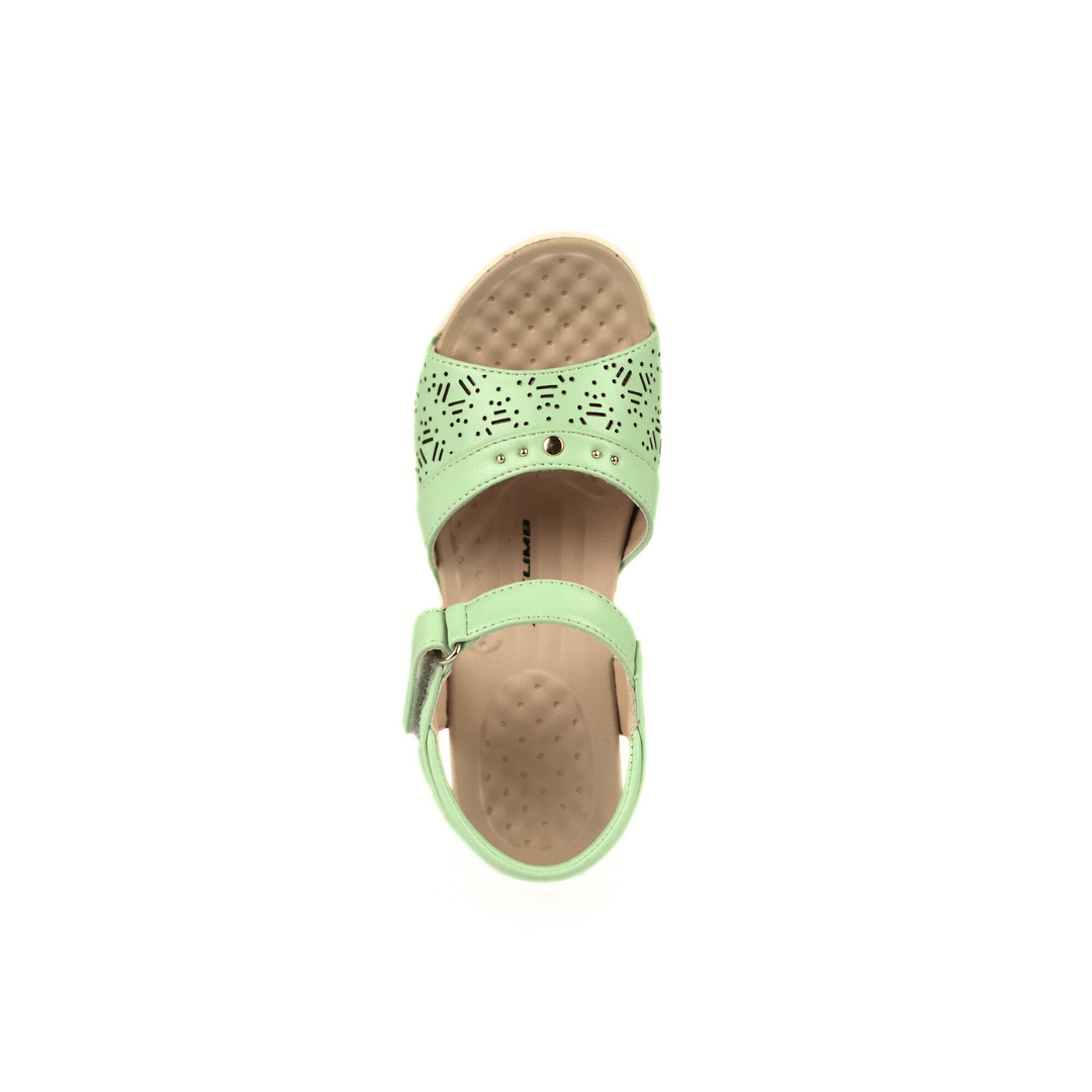 Juniper Kids Belt Sandal - Light Green