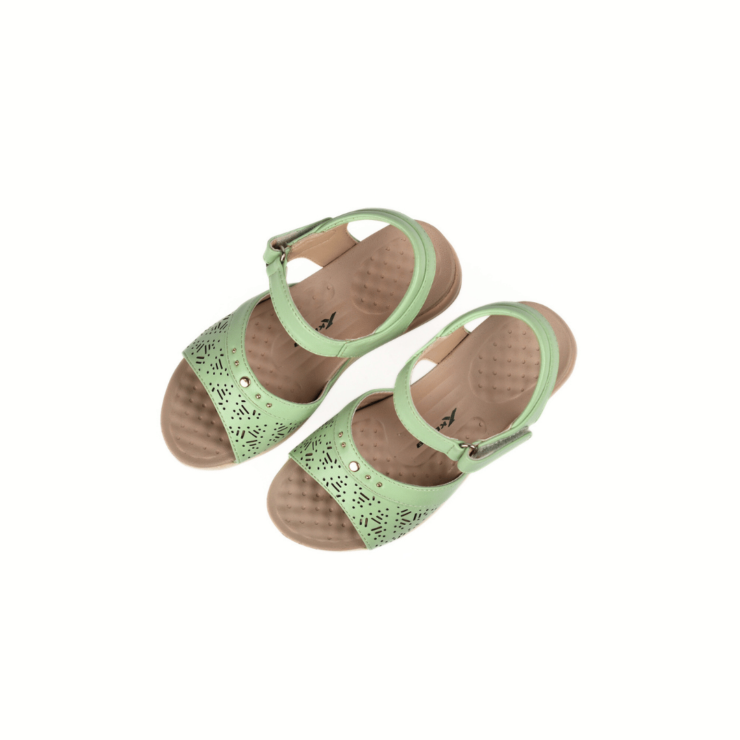 Juniper Kids Belt Sandal - Light Green