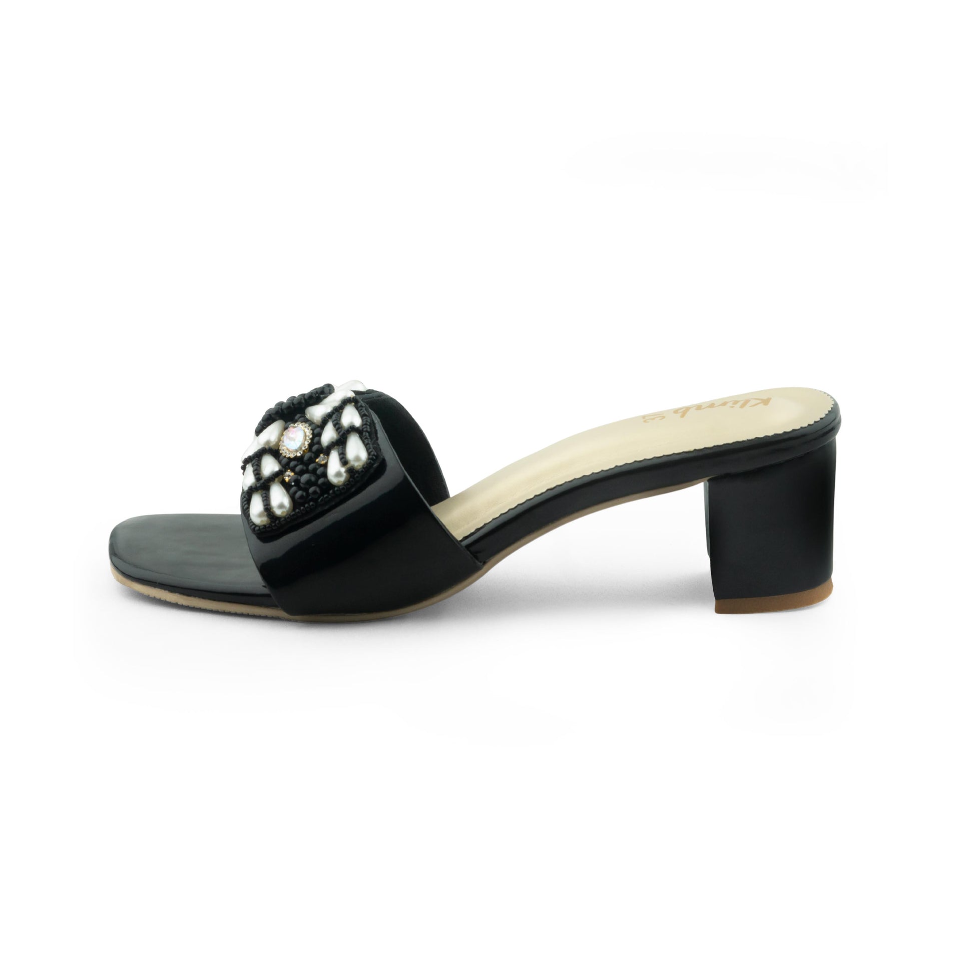Freda Ladies Block Heel - Black