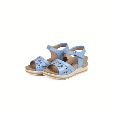 Juniper Kids Belt Sandal - Sky Blue