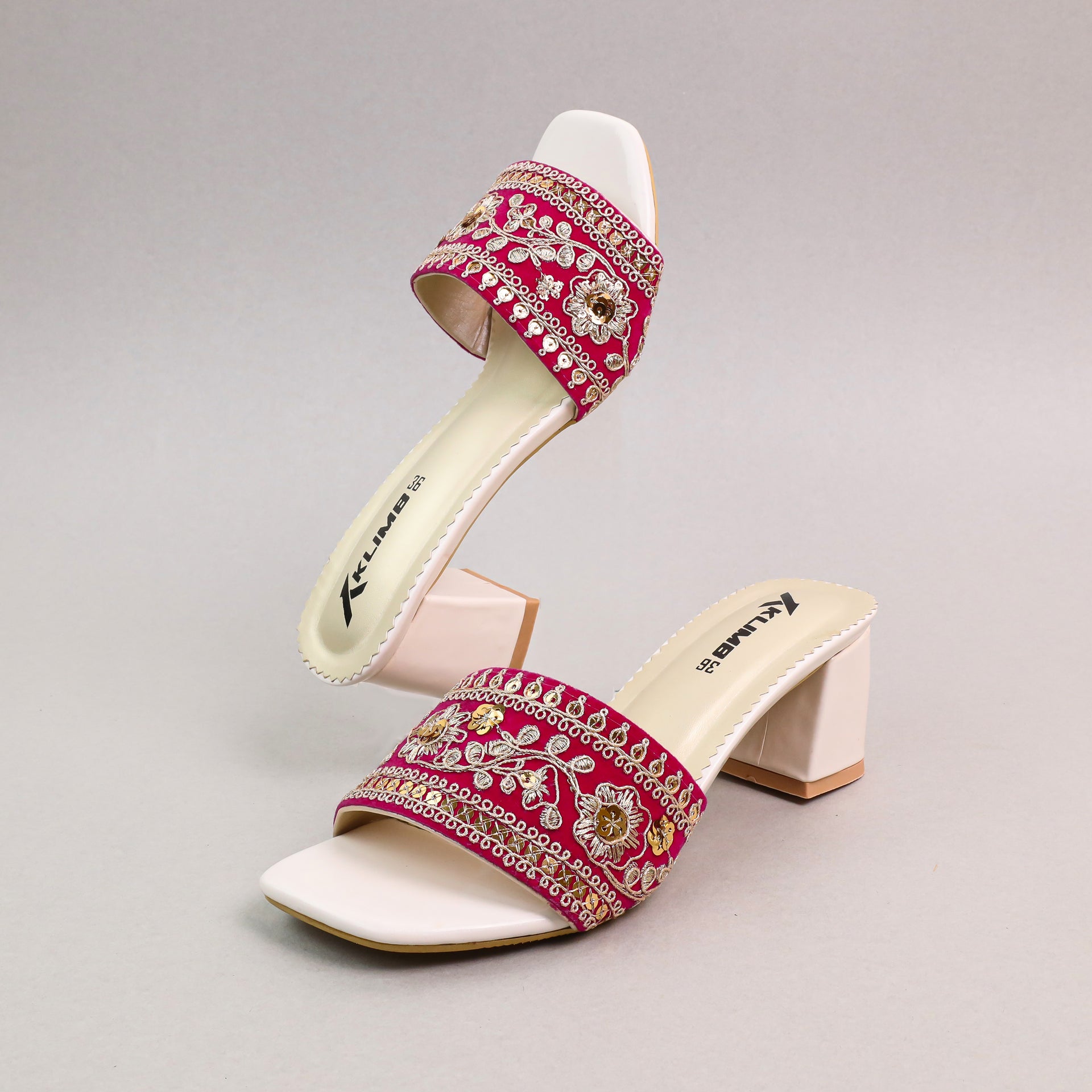 Dazzle Ladies Block Heel