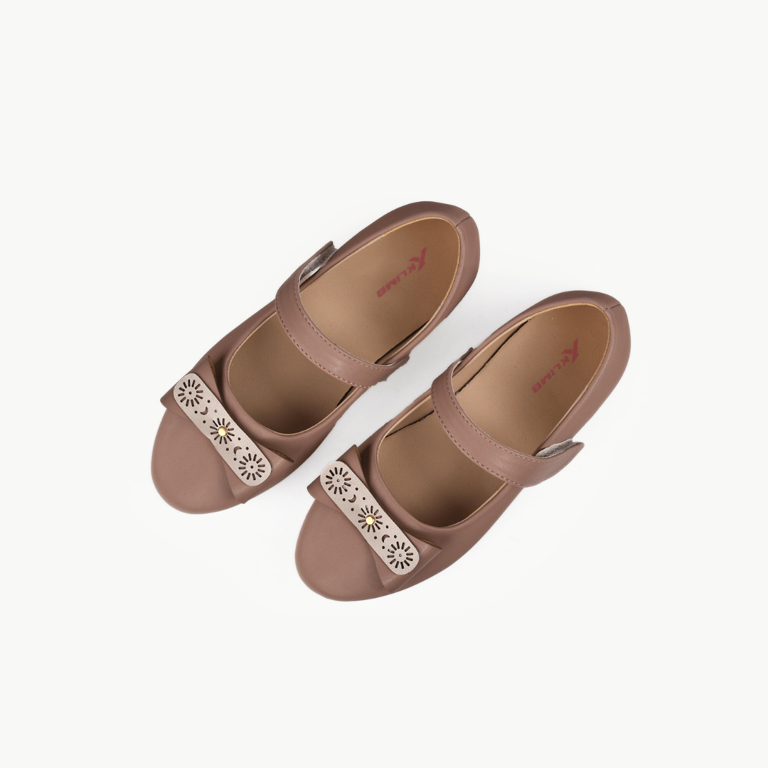 Odessa Girls Pump Shoes - Pink