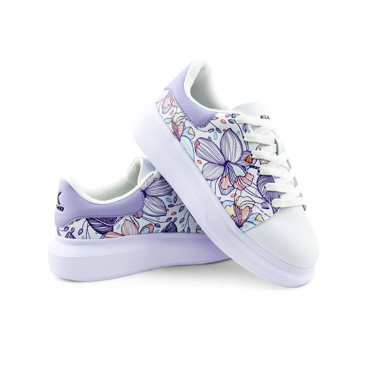 Women's Sneaker Parl White - White&Sky Blue