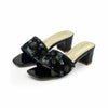 Nancy Ladies Block Heel - Black