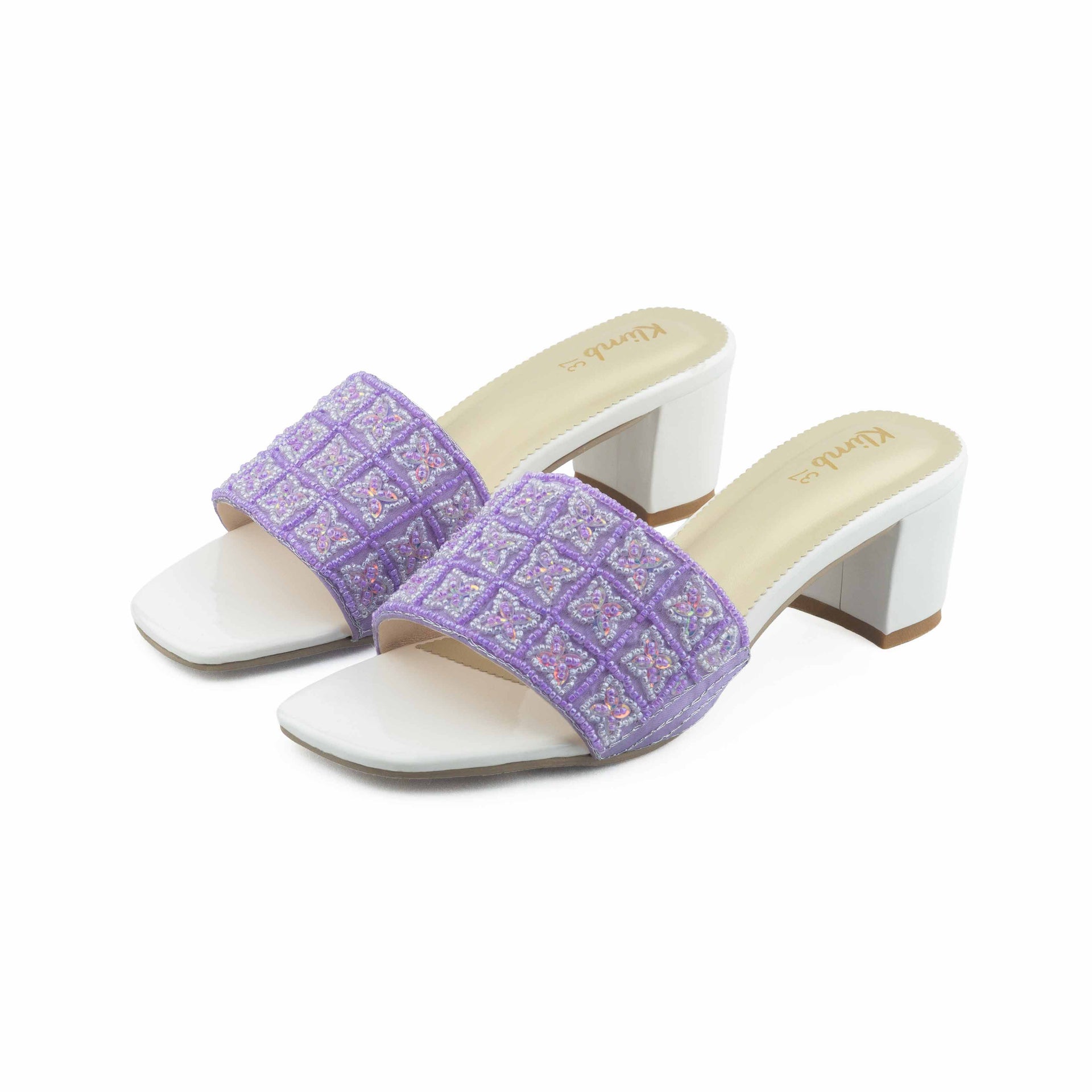 Helen Ladies Block Heel - Violet