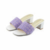 Helen Ladies Block Heel - Violet