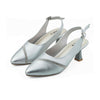 Yuki Ladies Mule Block Heel - Silver