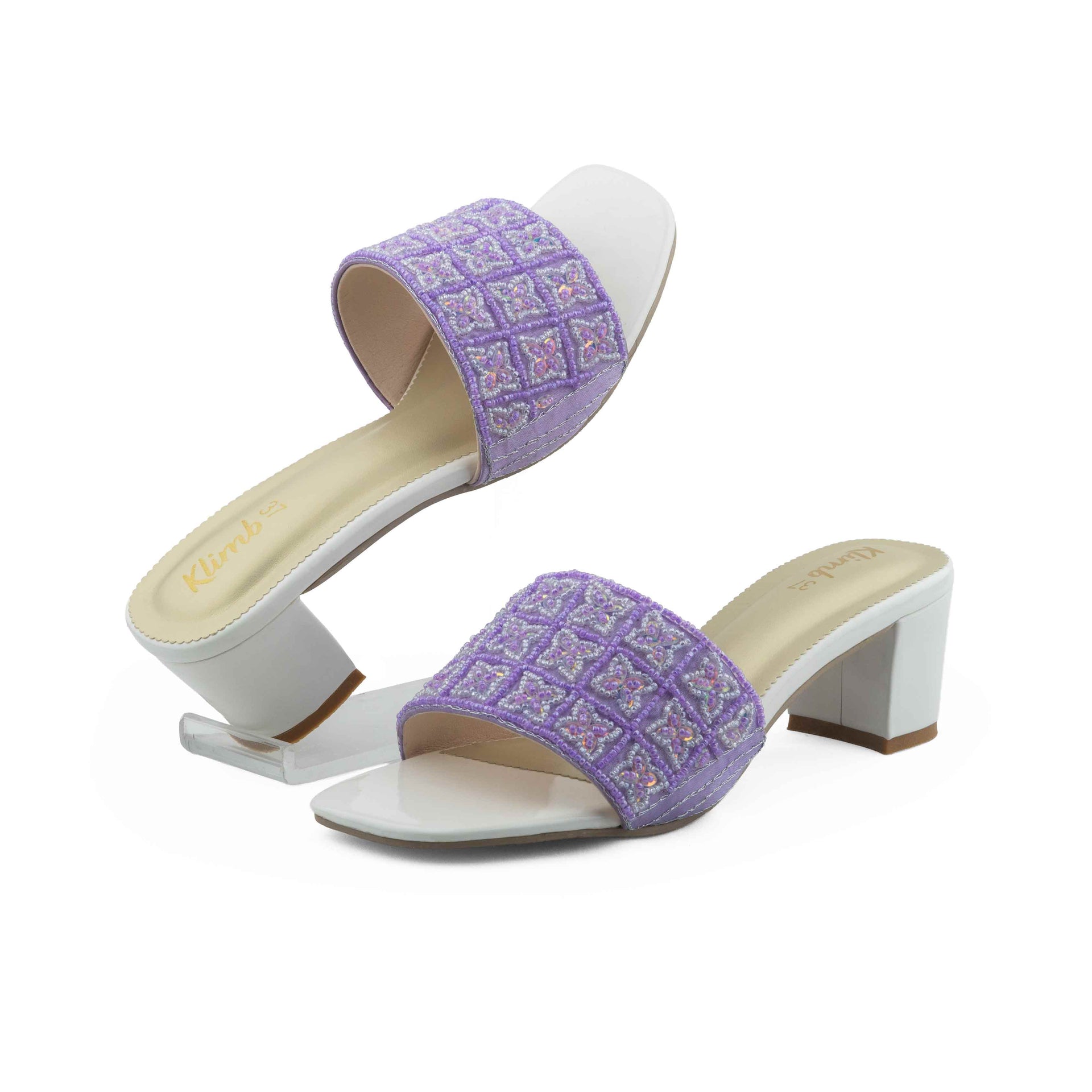 Helen Ladies Block Heel - Violet