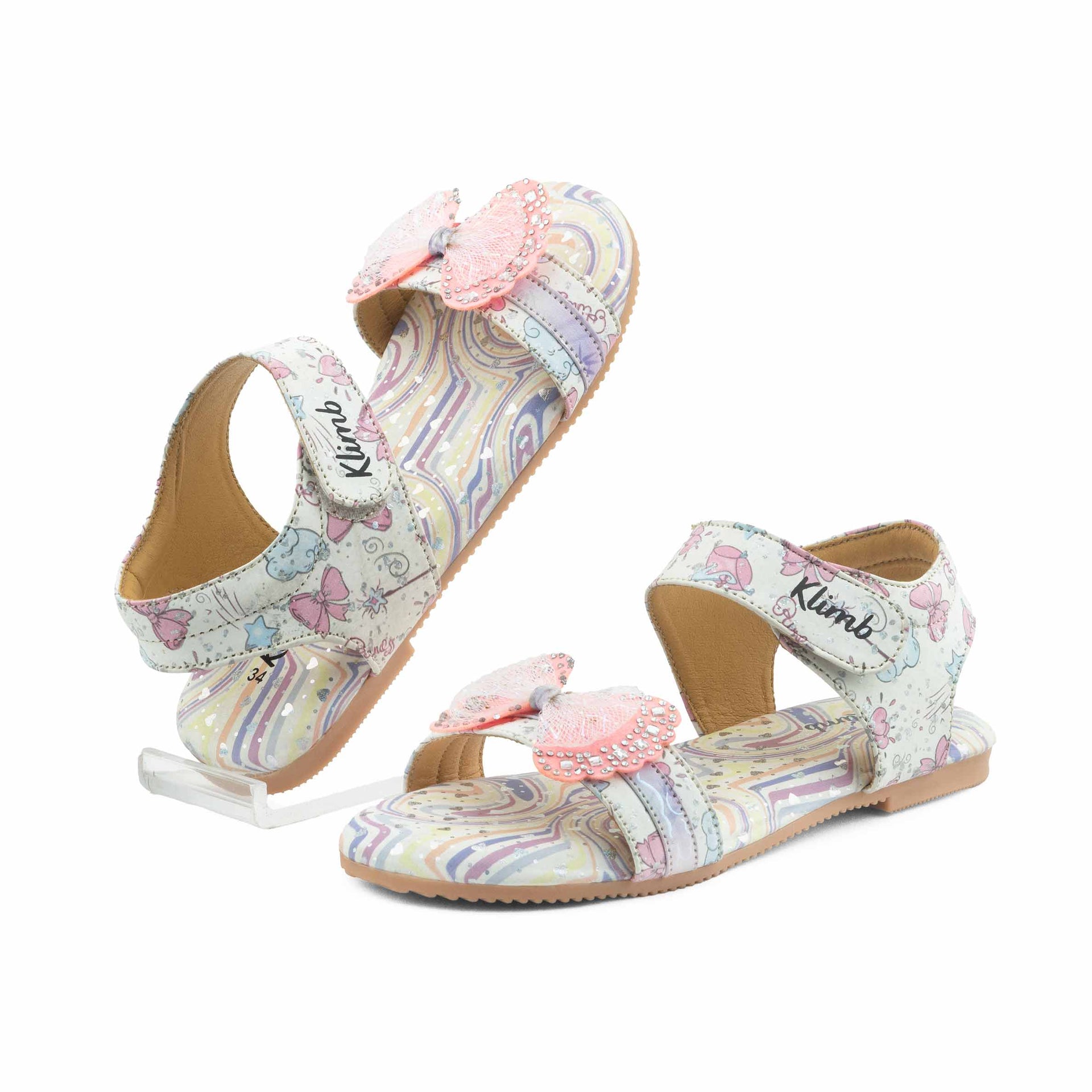 Barnes Kids Belt Sandal - pink