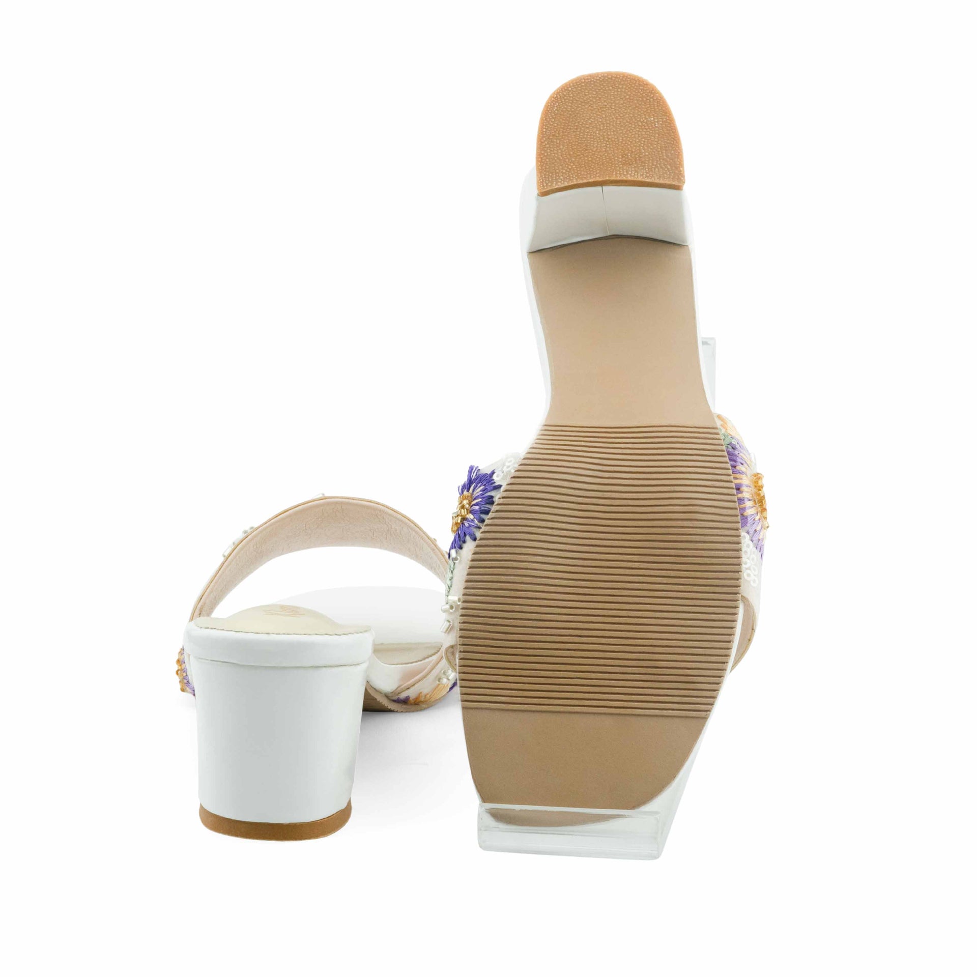 Nancy Ladies Block Heel - Pink