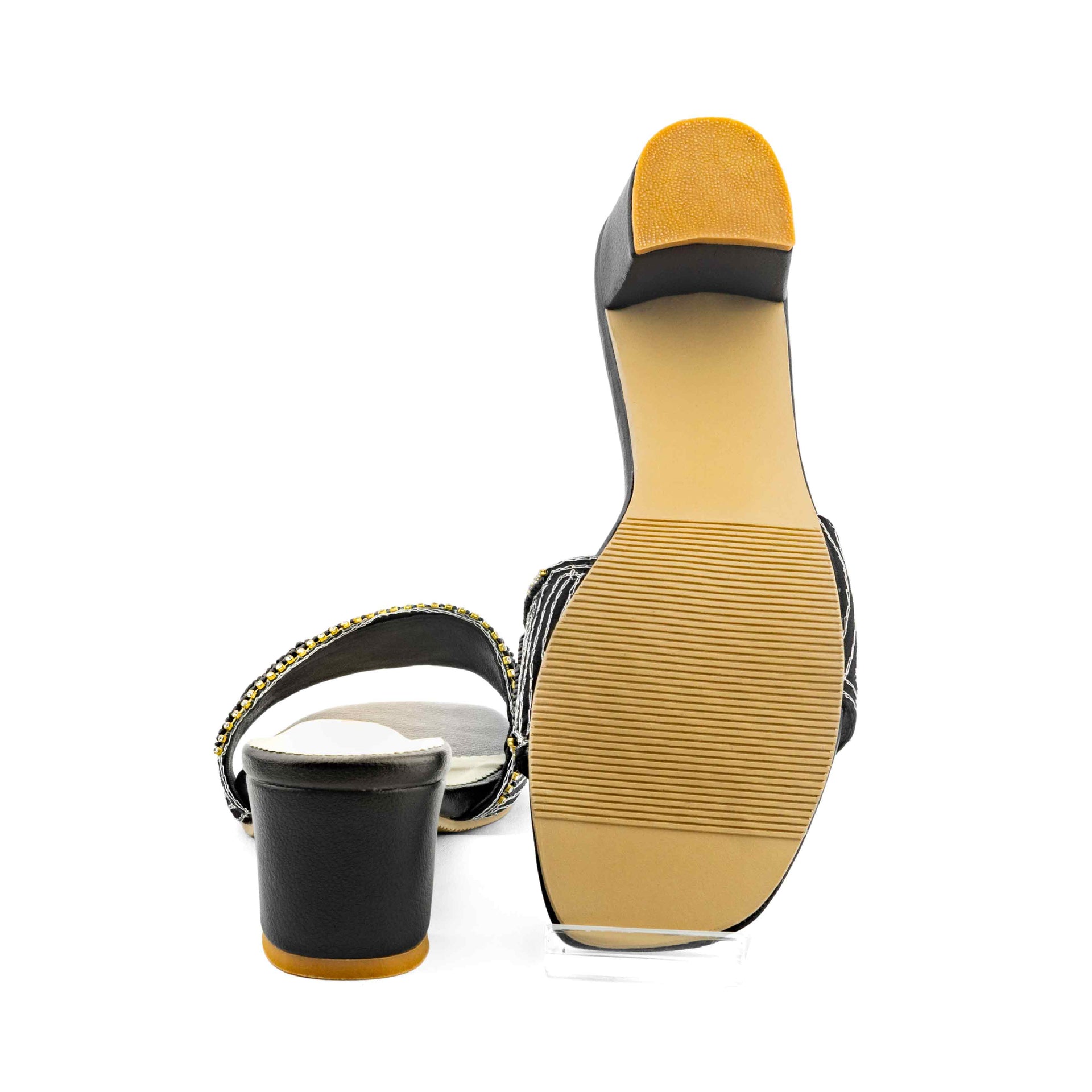 Opal Ladies Block Heel - black