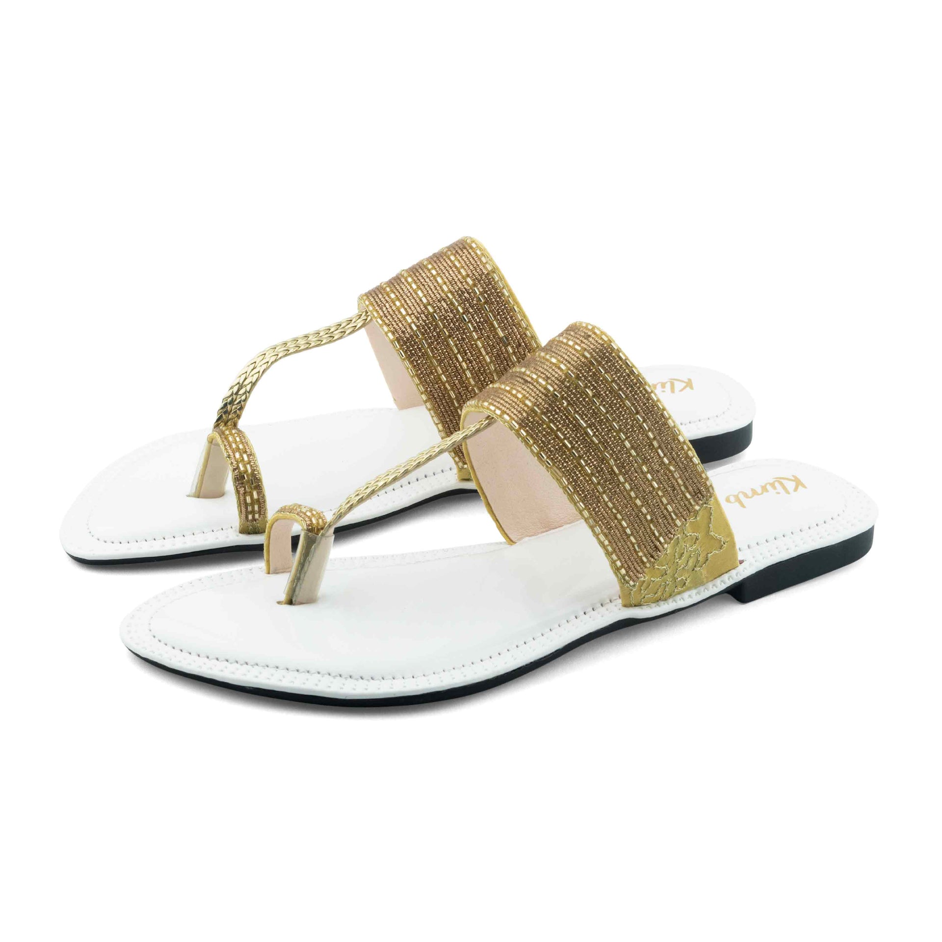 Carol Ladies Sandal- Golden