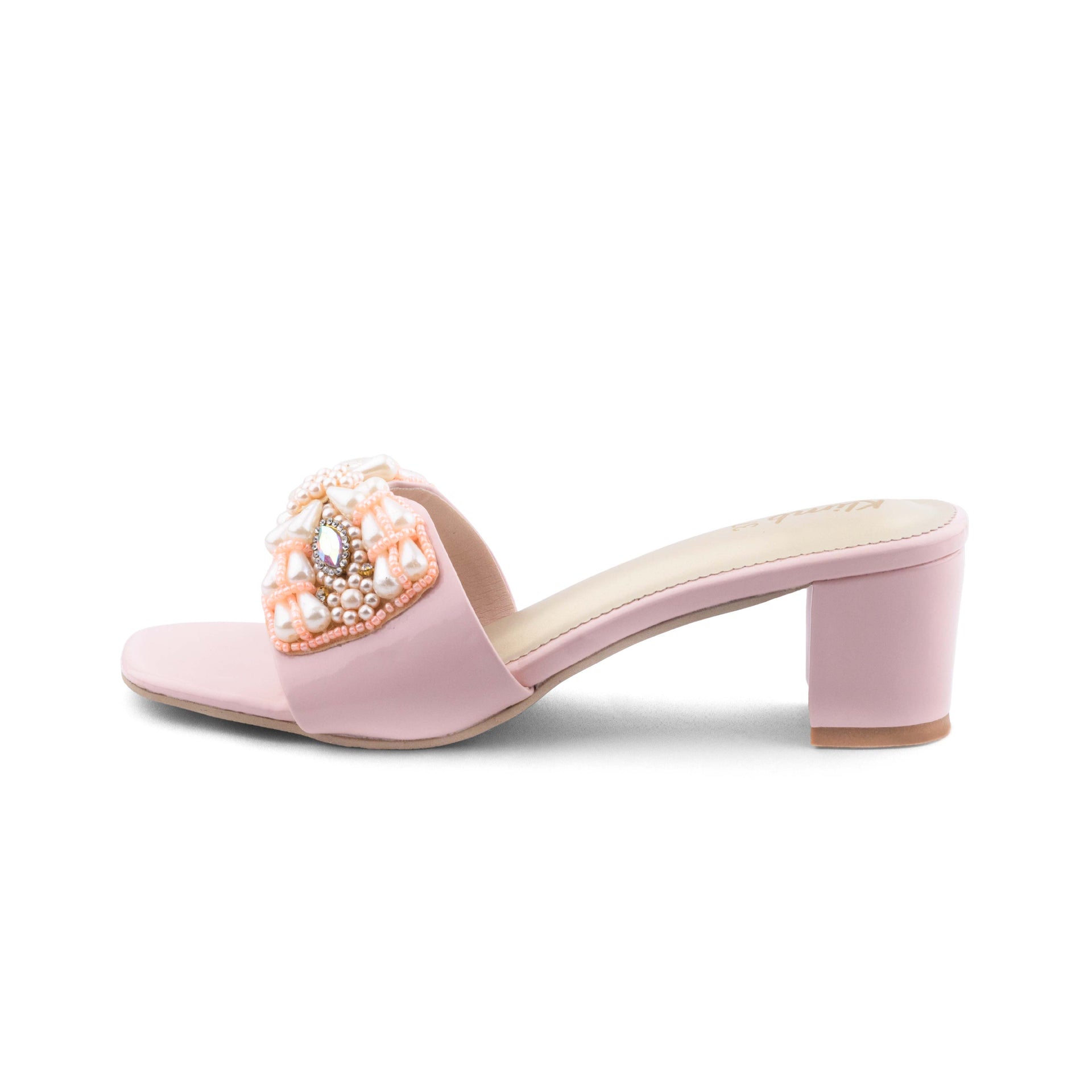 Freda Ladies Block Heel - Pink