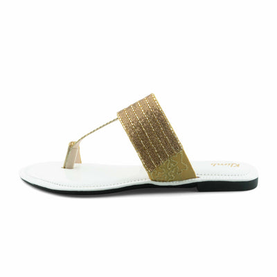 Carol Ladies Sandal- Golden