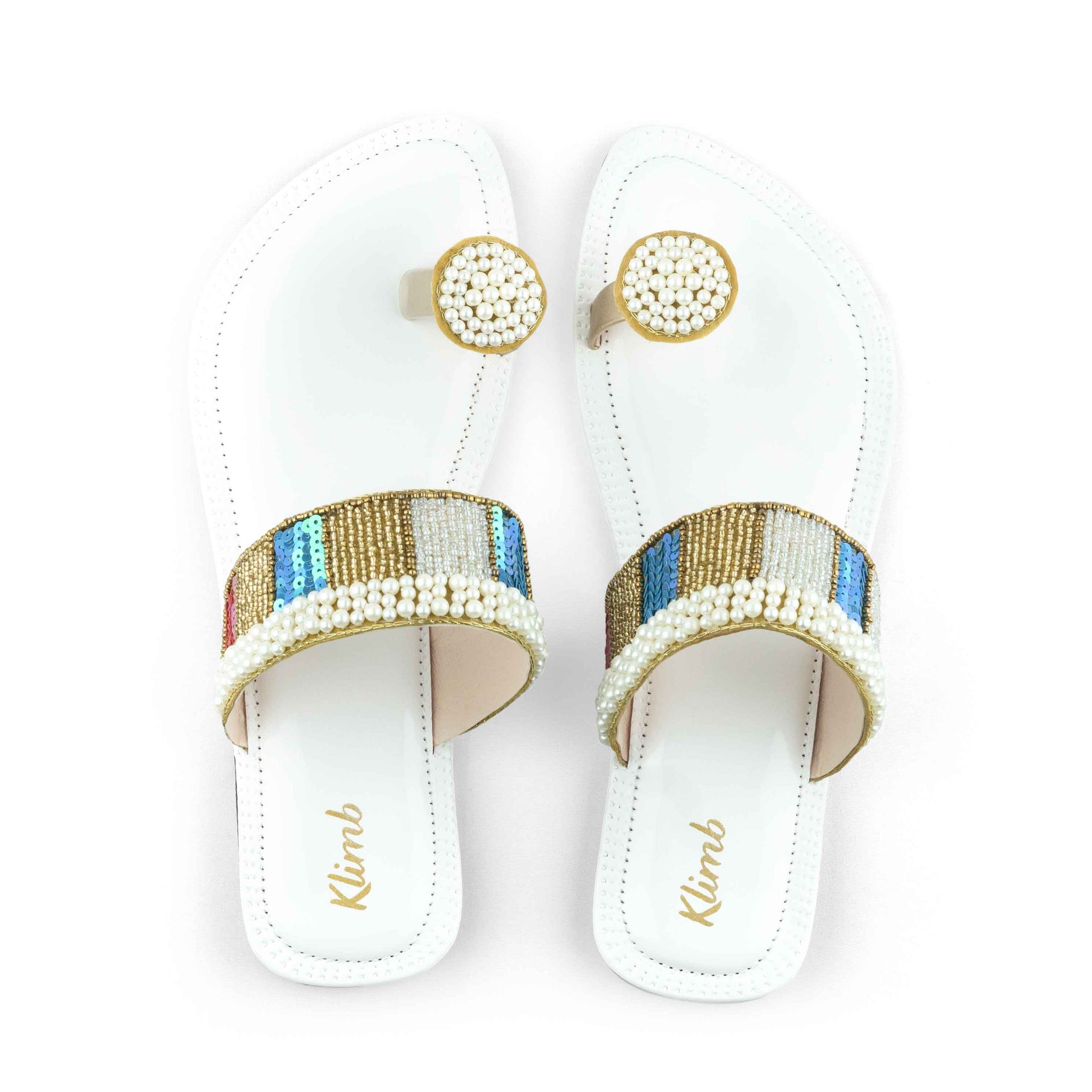 Ellen Ladies Flat Sandal - Beige