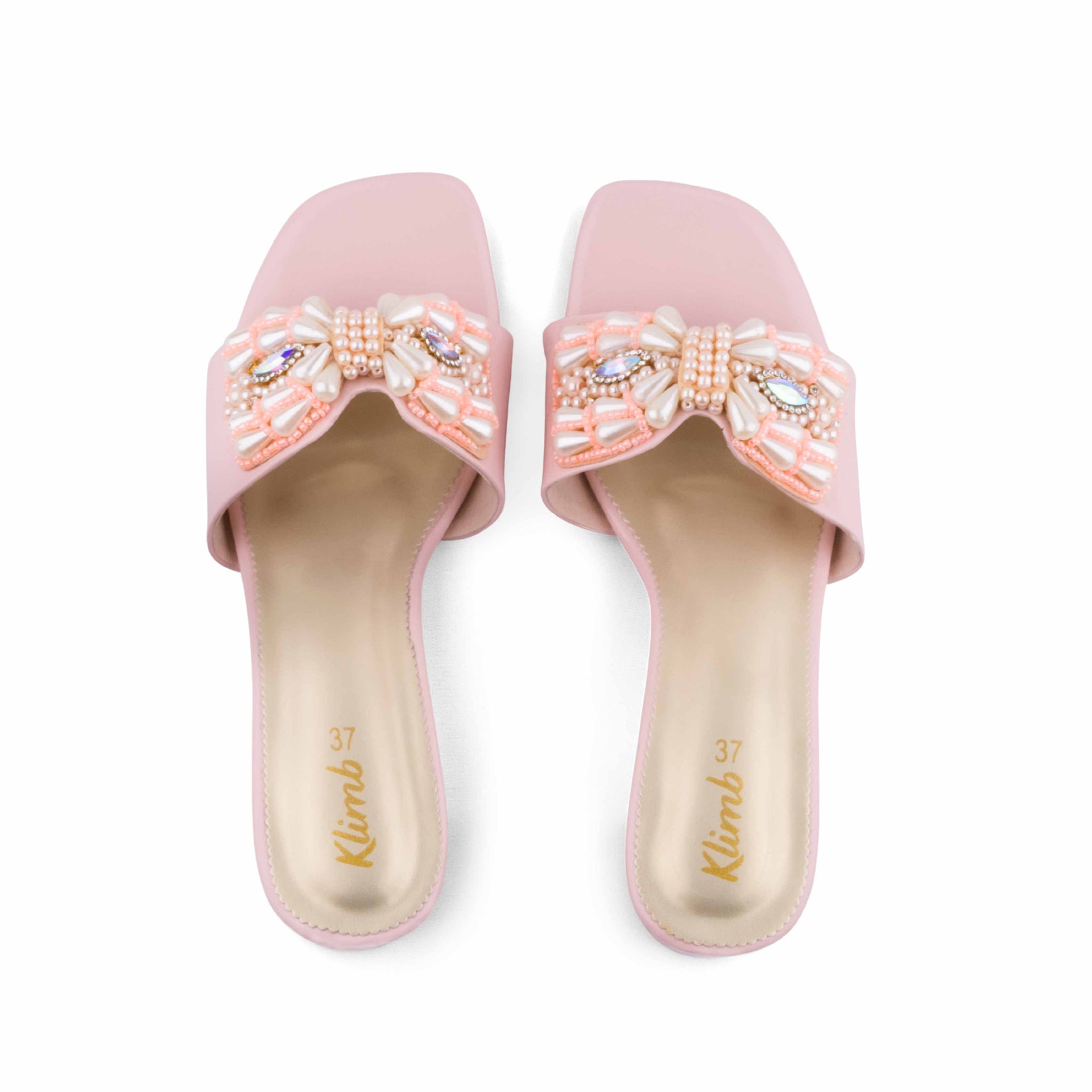 Freda Ladies Block Heel - Pink