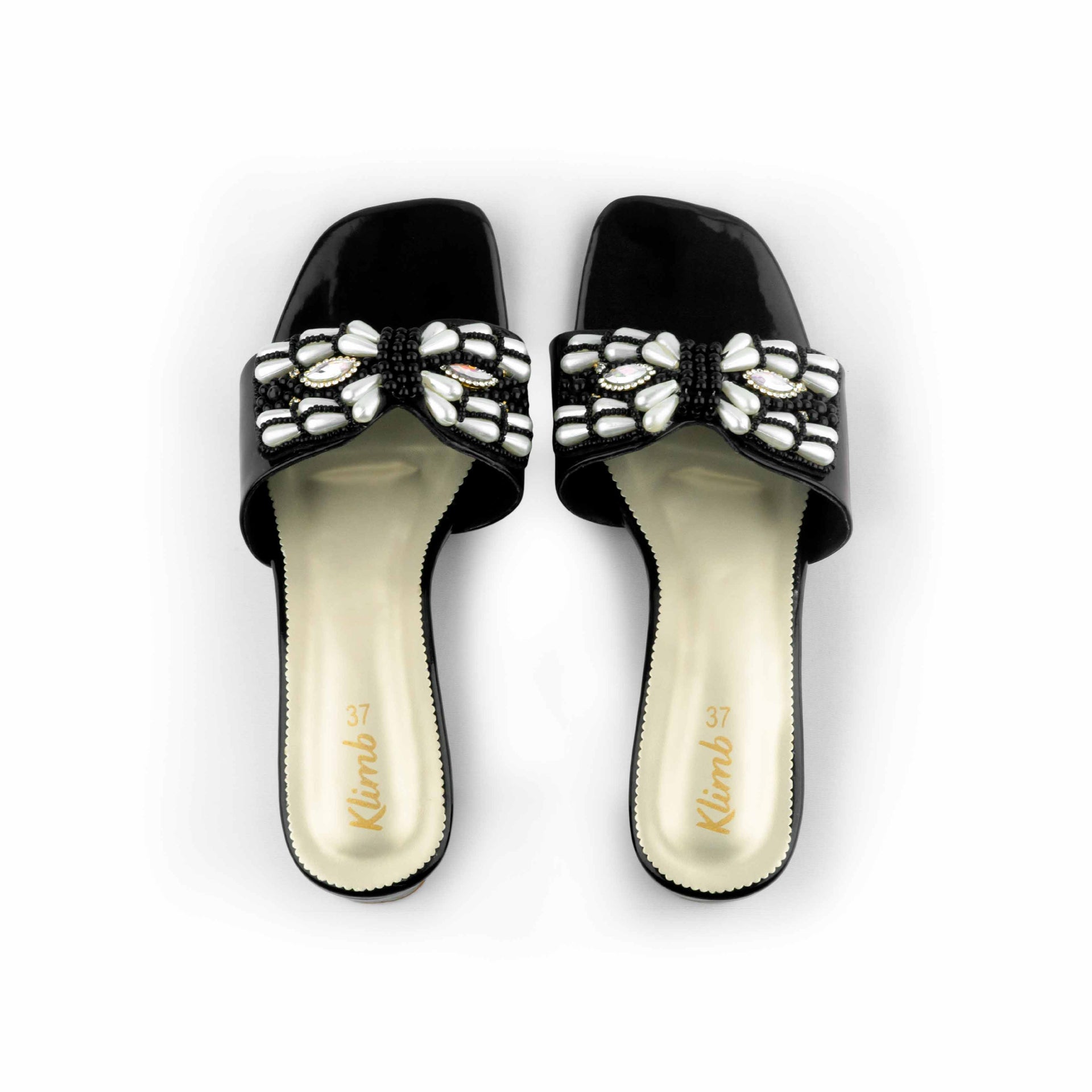 Freda Ladies Block Heel - Black