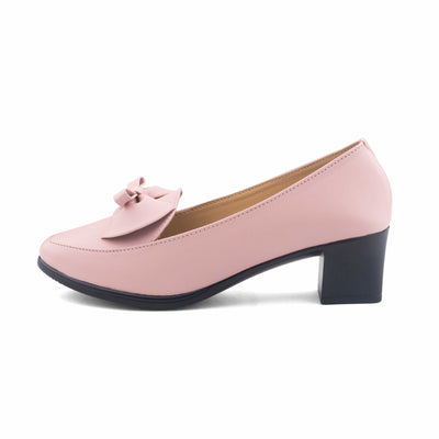 Hissers Pumpy Mid Heel- pink