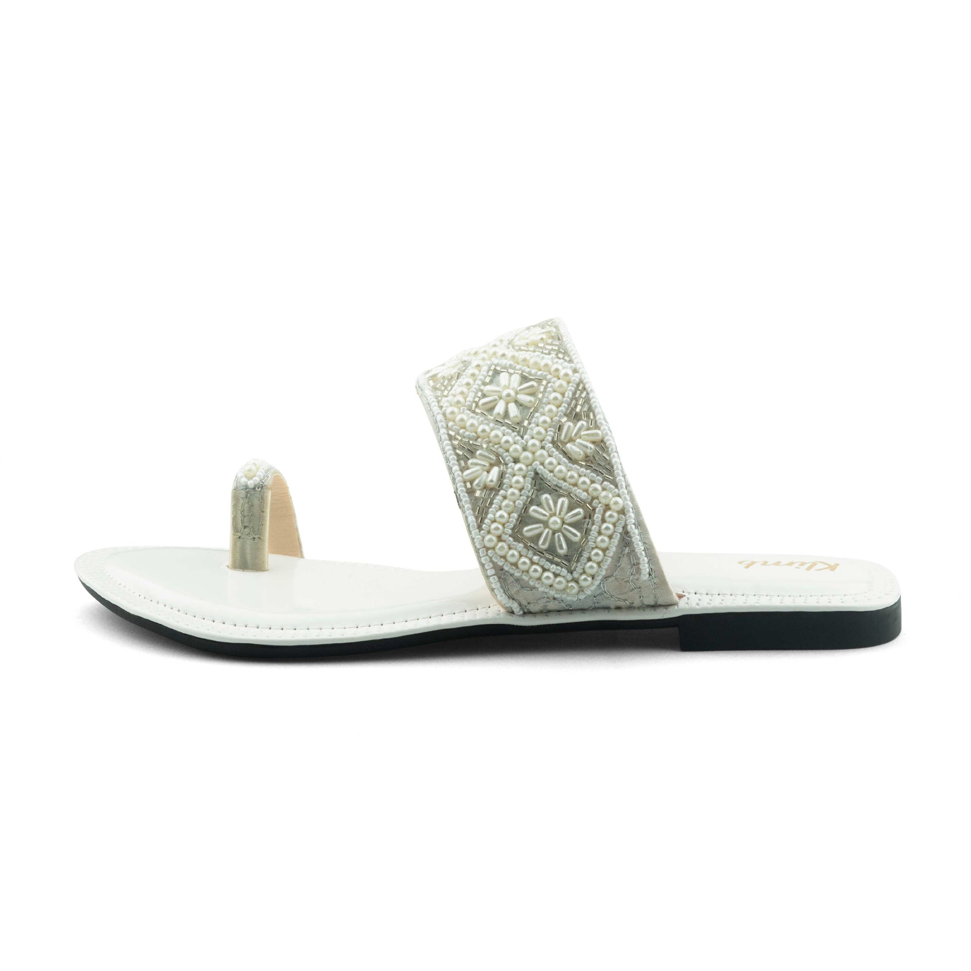 Zoe Ladies Flat Sandal - Beige