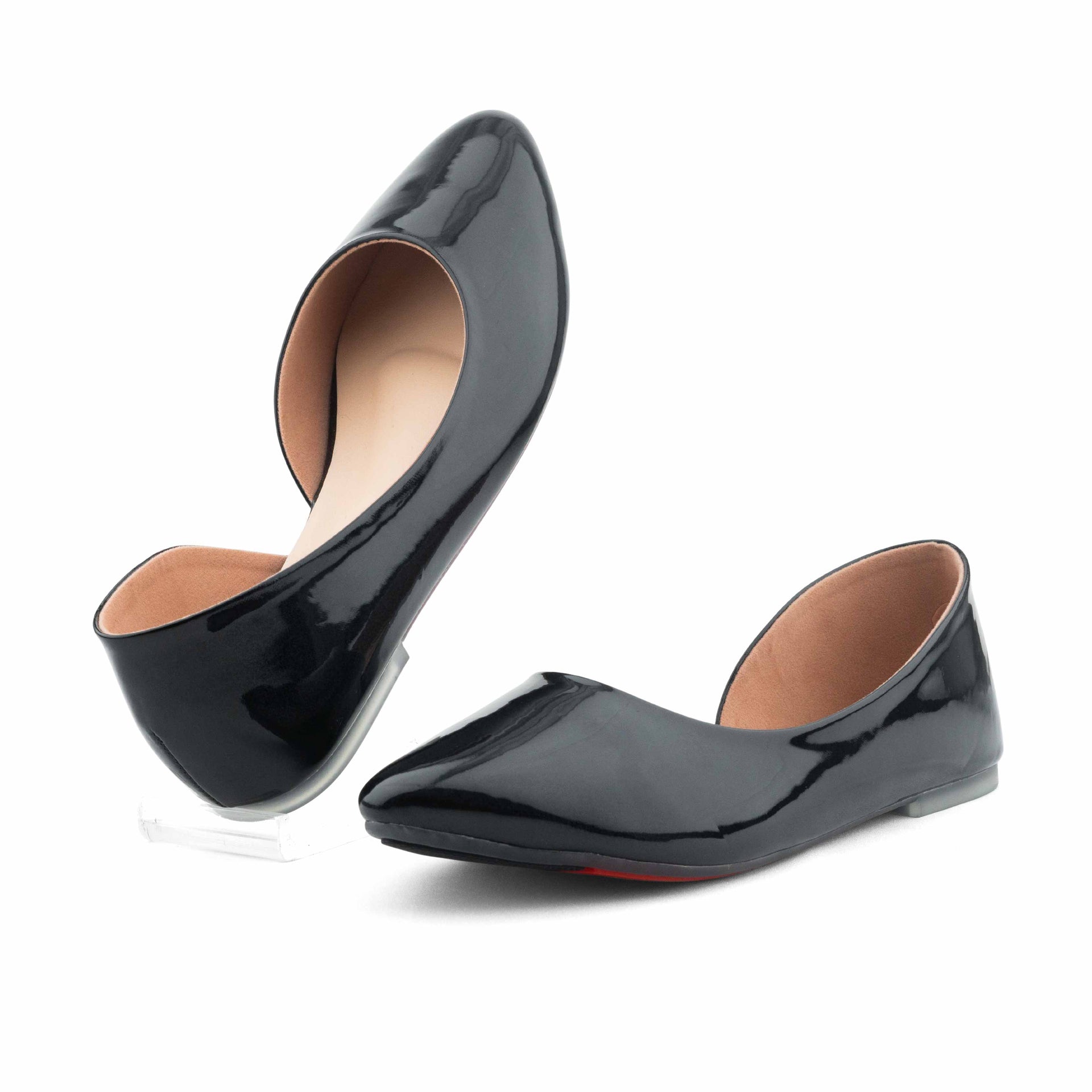 Evo Pumpy Flat Shoe- Black Glocy