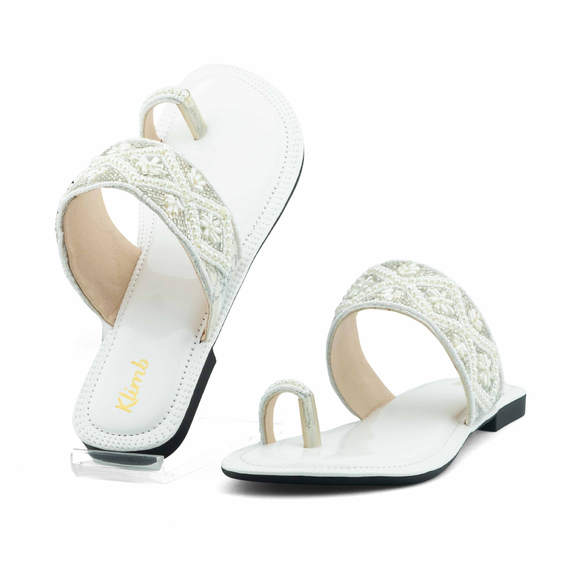 Zoe Ladies Flat Sandal - Beige