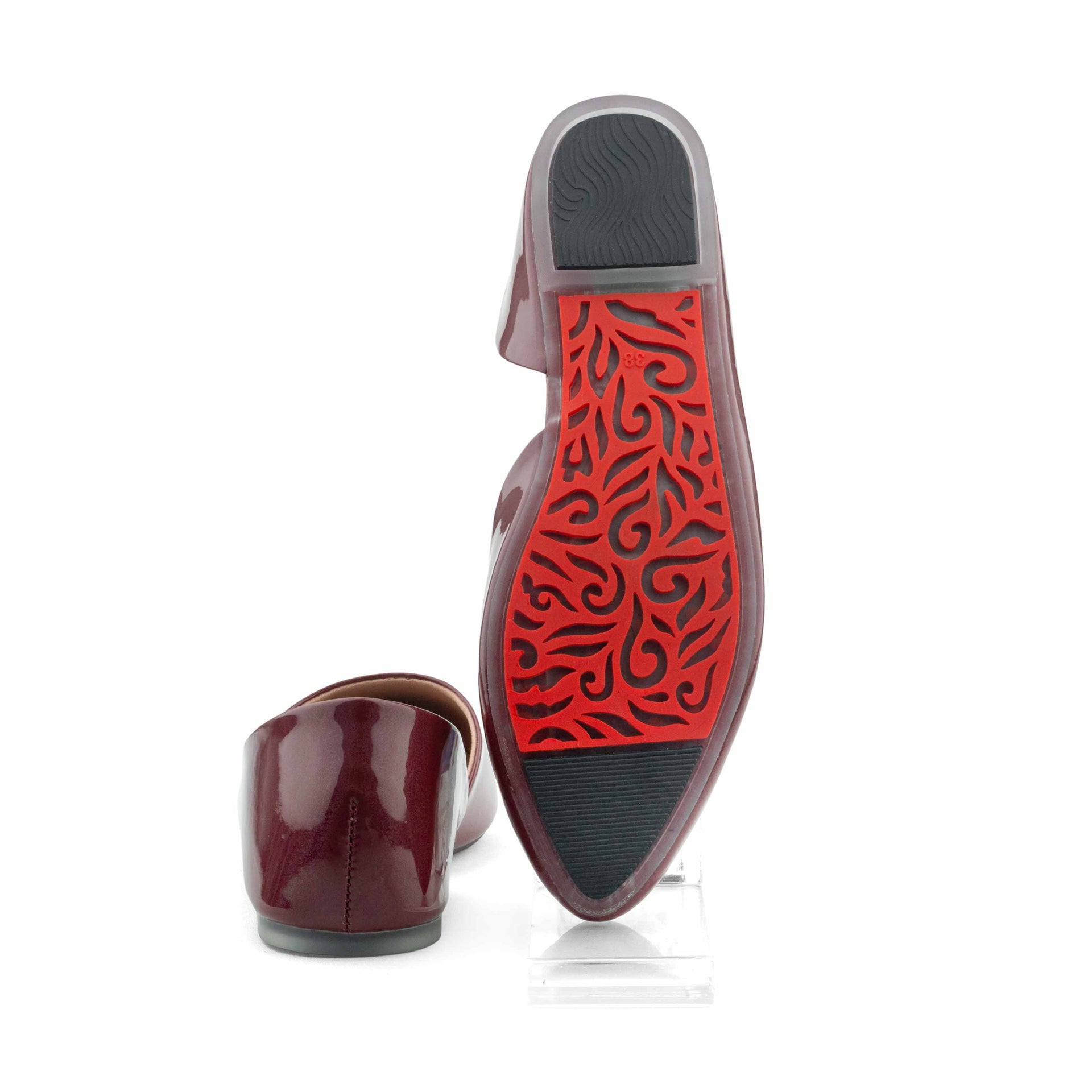 Evo Pumpy Flat Shoe- Red Glocy