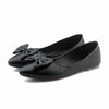 Onyx  Pumpy Flat Shoe- Black