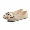 Fortis  Pumpy Flat Shoe - Beige