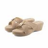 Zenith Ladies Mid Heel- Beige