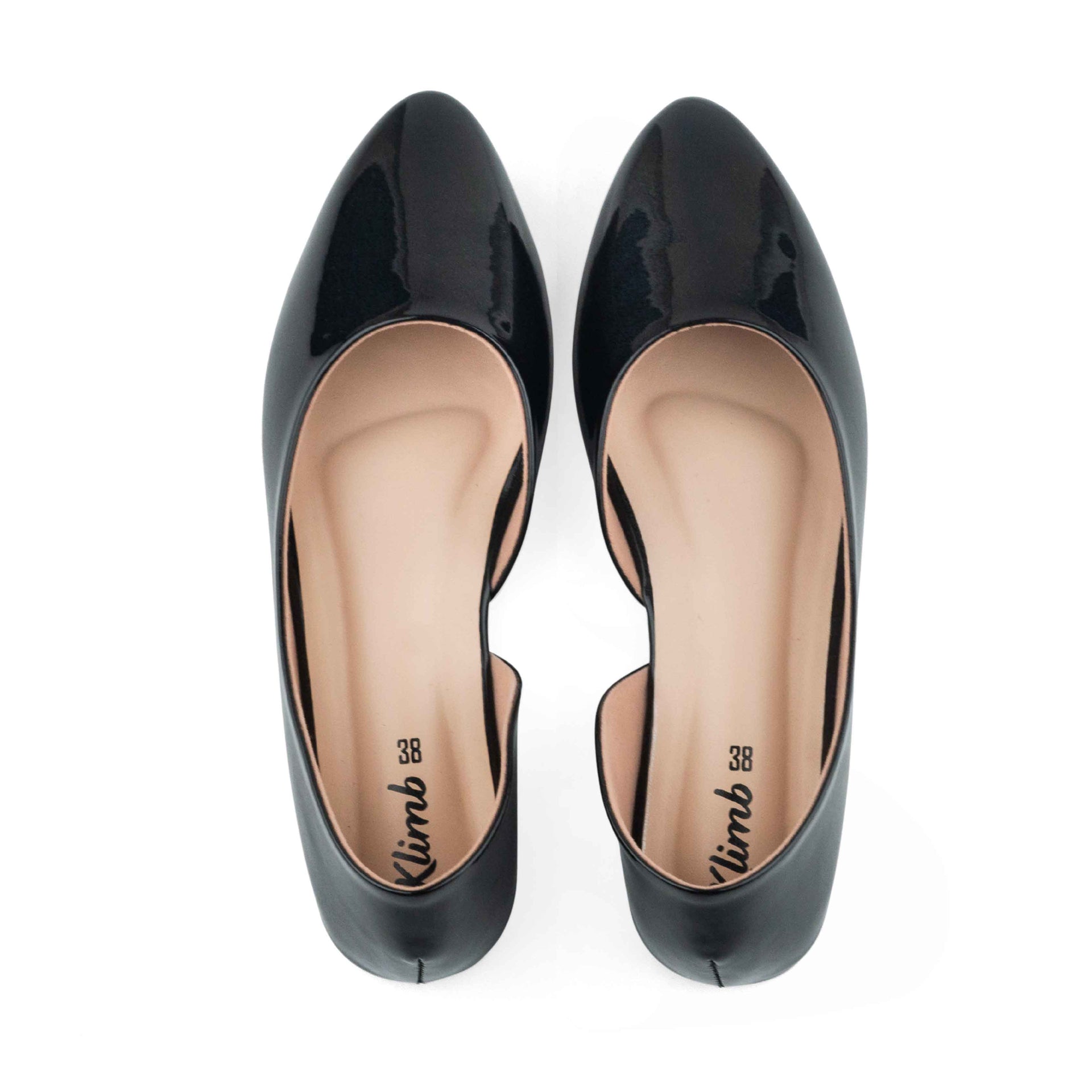 Evo Pumpy Flat Shoe- Black Glocy