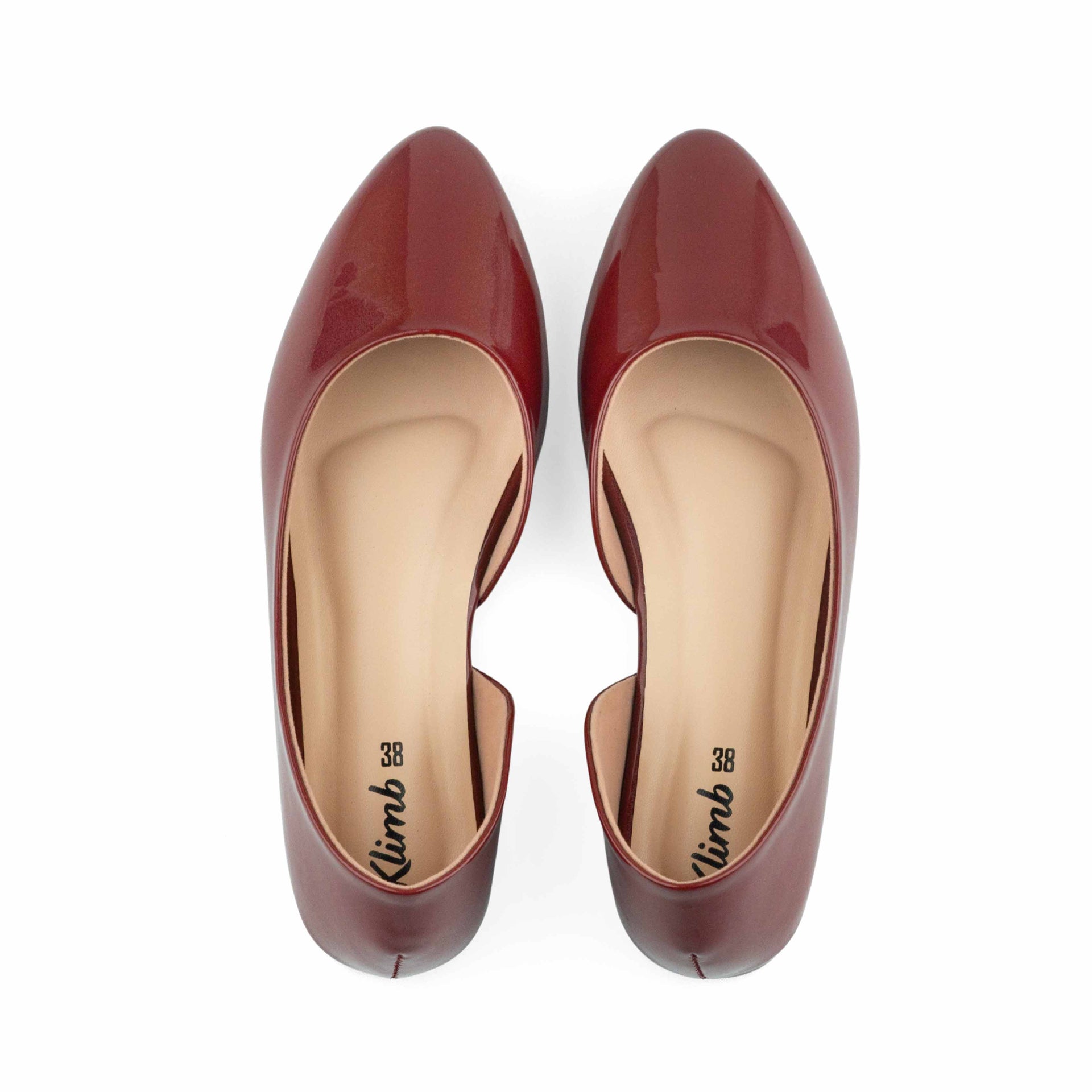 Evo Pumpy Flat Shoe- Red Glocy