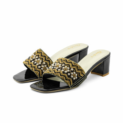 Spool Ladies Mid Heel - Black