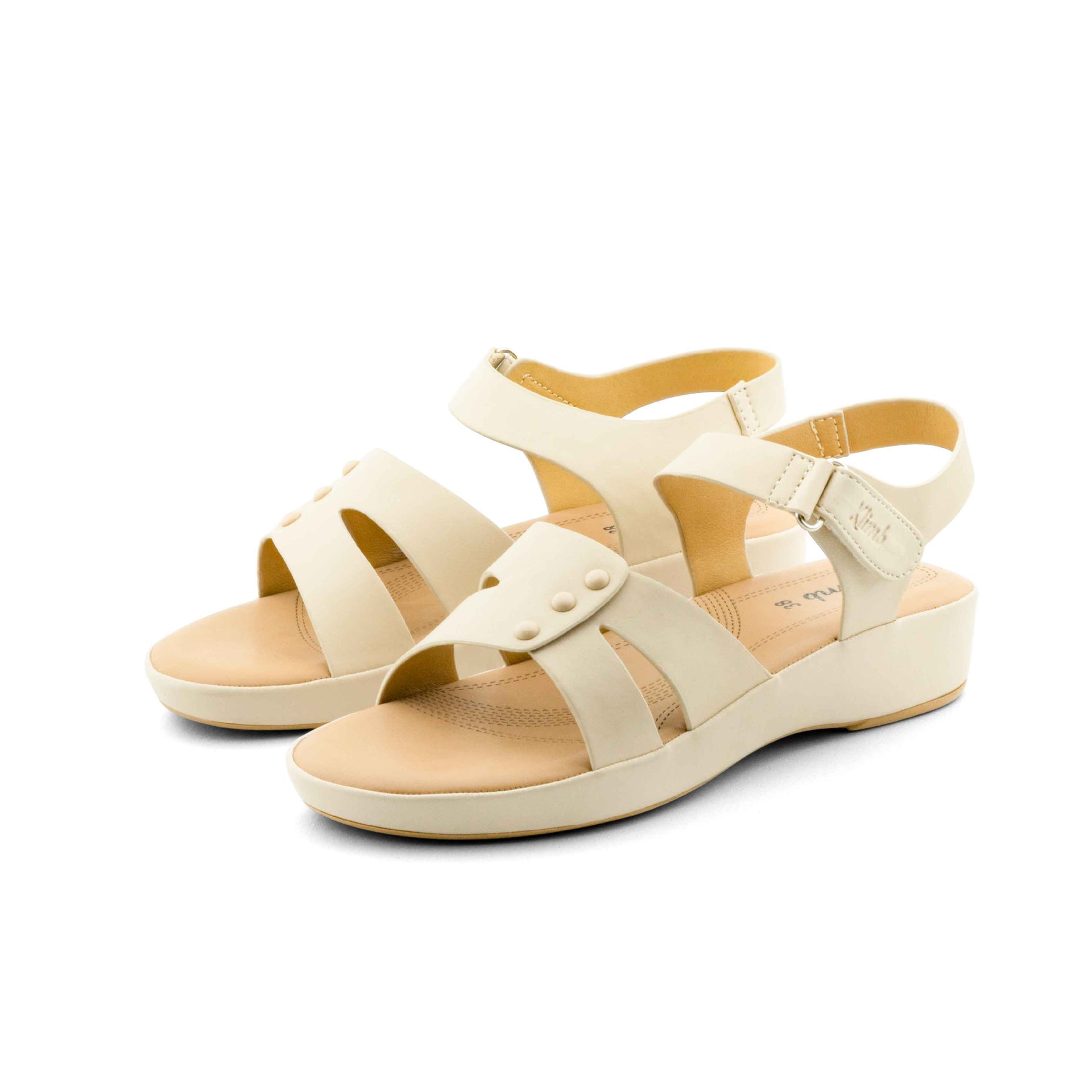 Hazel Ladies Mid Heel- Beige