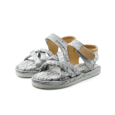 Louis Kids Belt Sandal -Silver