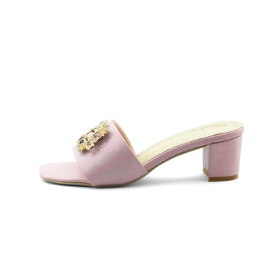 Cone Ladies Block Heel- Rose Gold