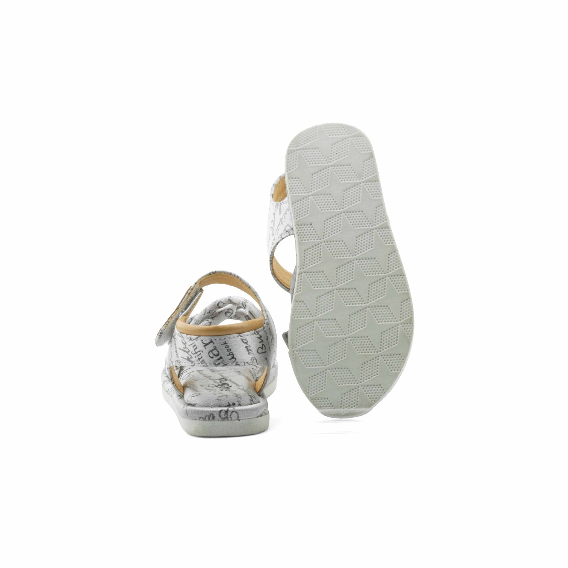 Louis Kids Belt Sandal -Silver