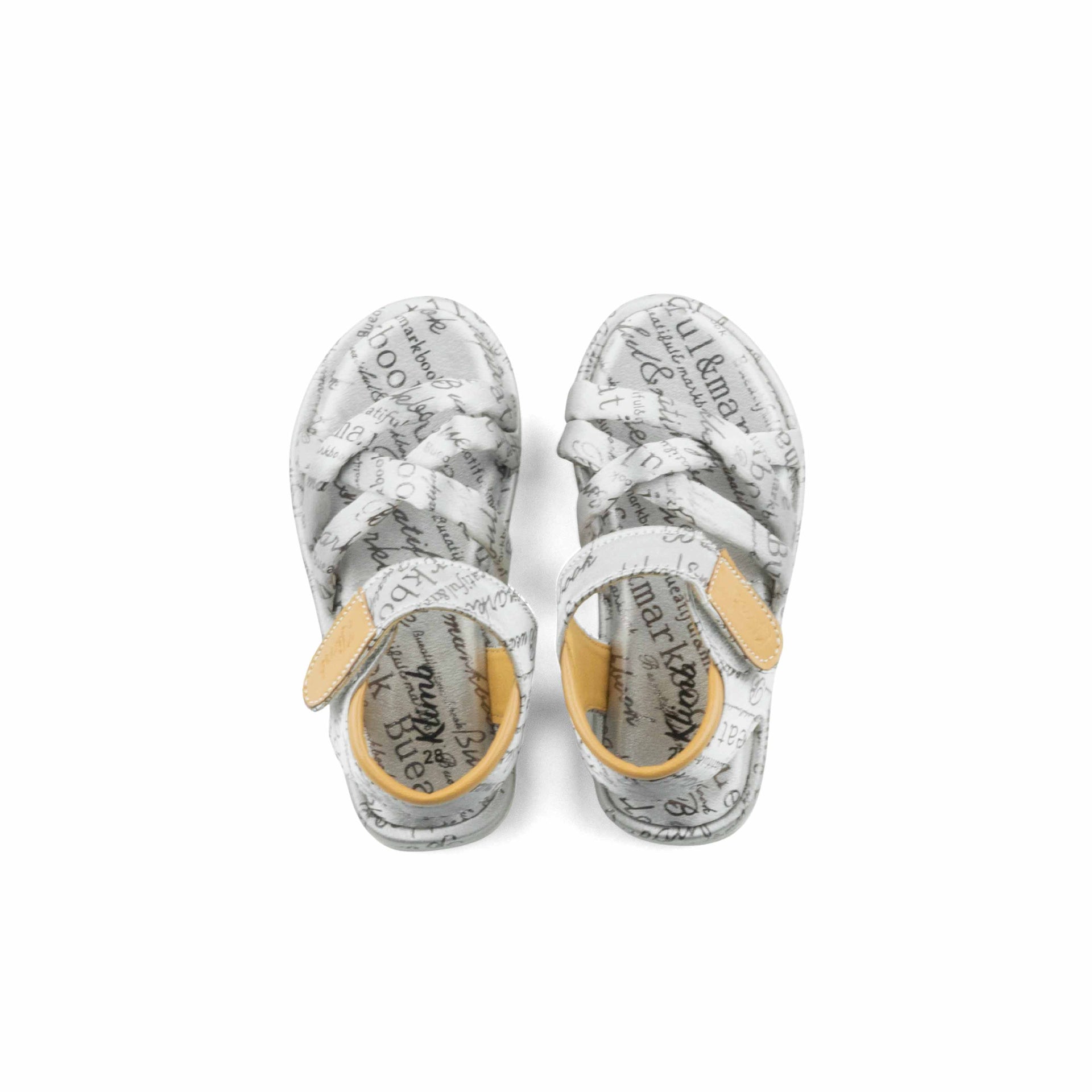 Louis Kids Belt Sandal -Silver