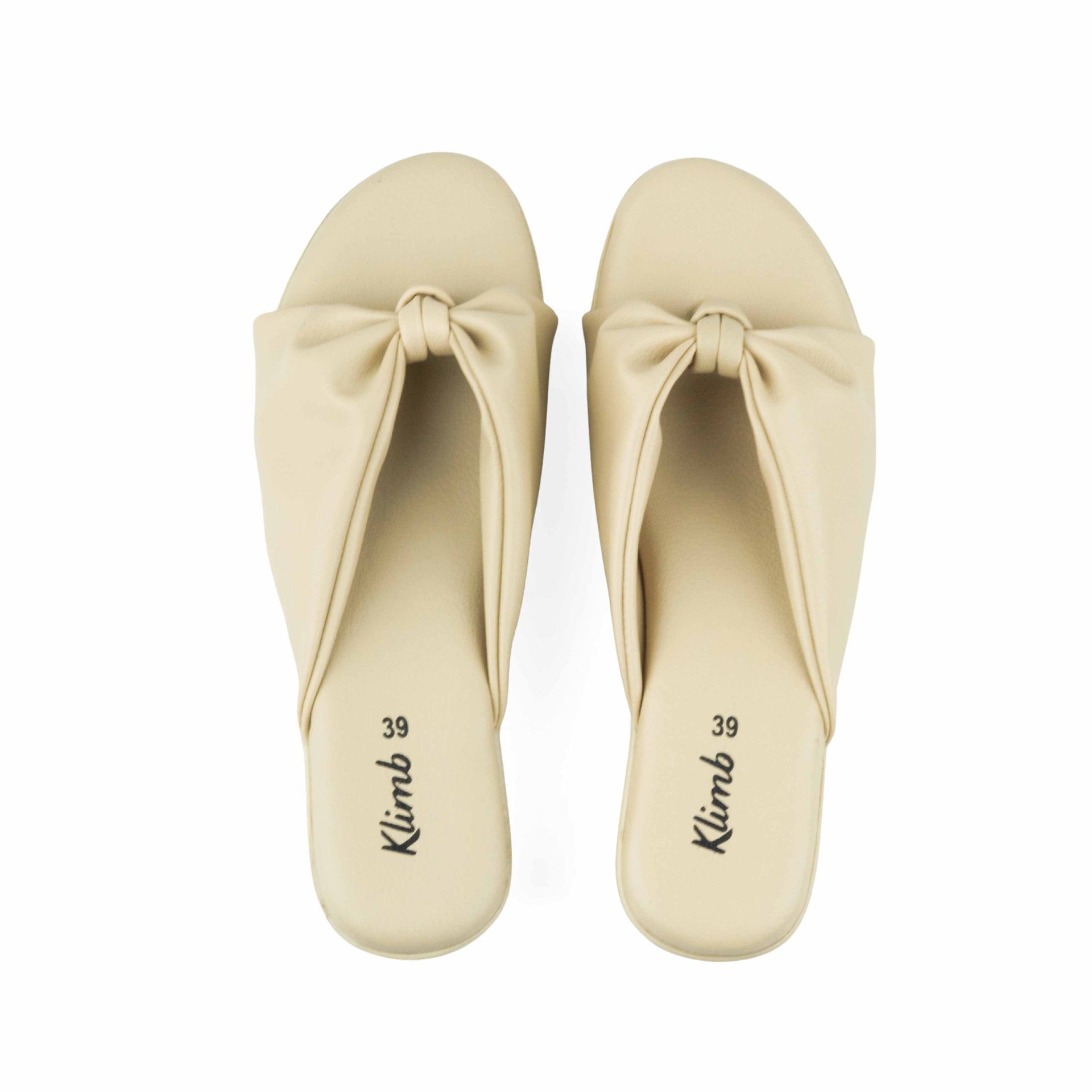 Rosie Ladies Mule Mid Heel- Beige